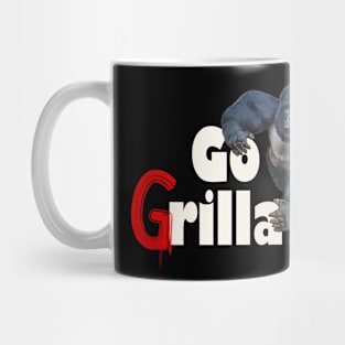 Funny Gorilla Go Grilla summer barbecue party gift Mug